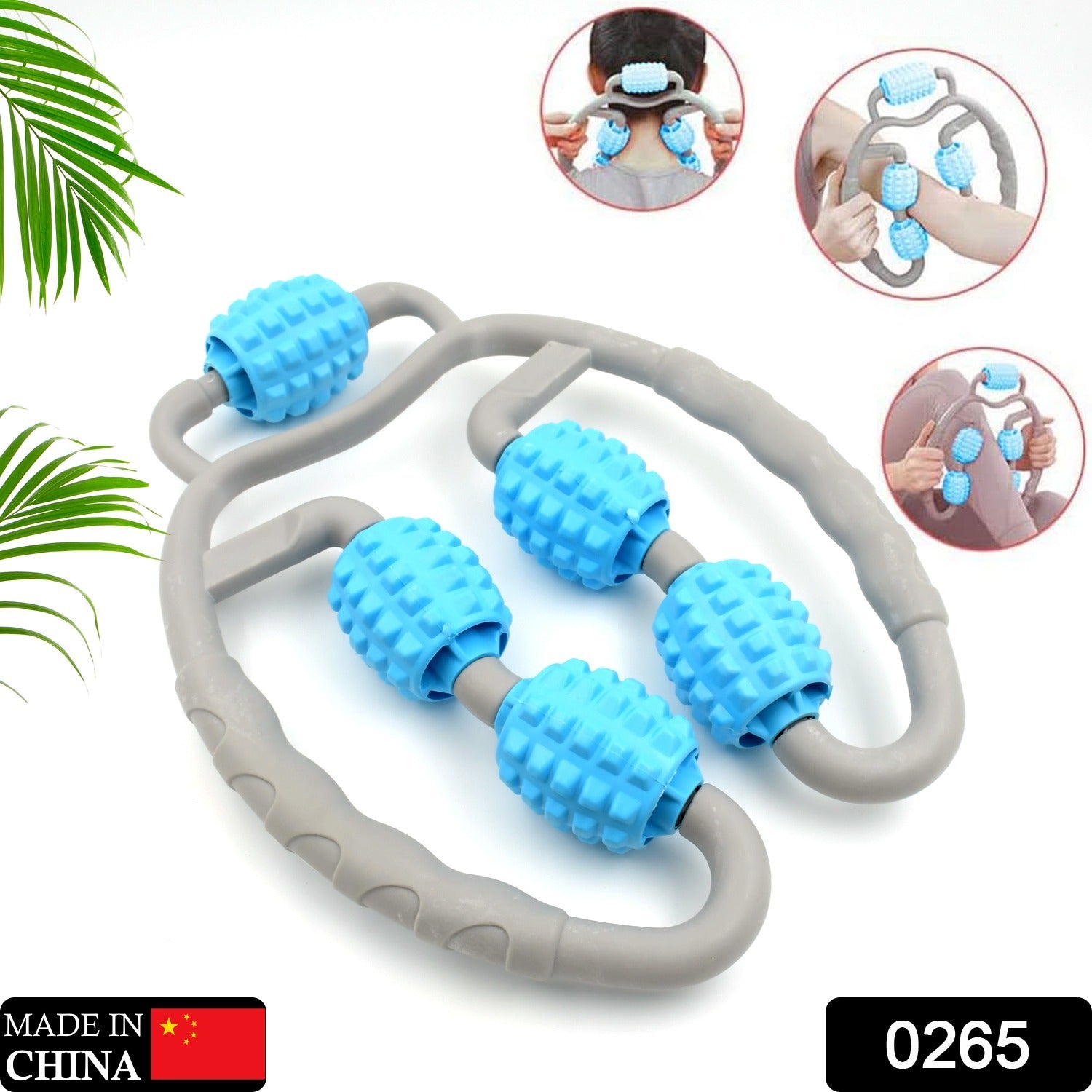 Muscle Massage Roller for Leg Soreness & Relaxation (5 Wheels, 1 Pc) Muscle Massage Roller for Leg Soreness & Relaxation (5 Wheels, 1 Pc)